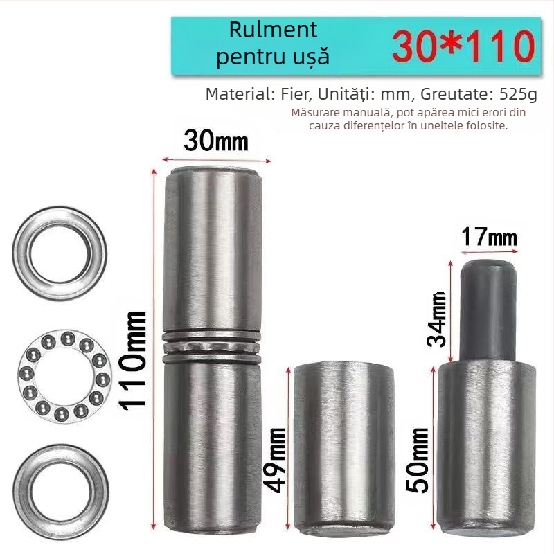 Balama de ușă în formă de H, fier, Model Other, Cod Produs Zlp-420128010453