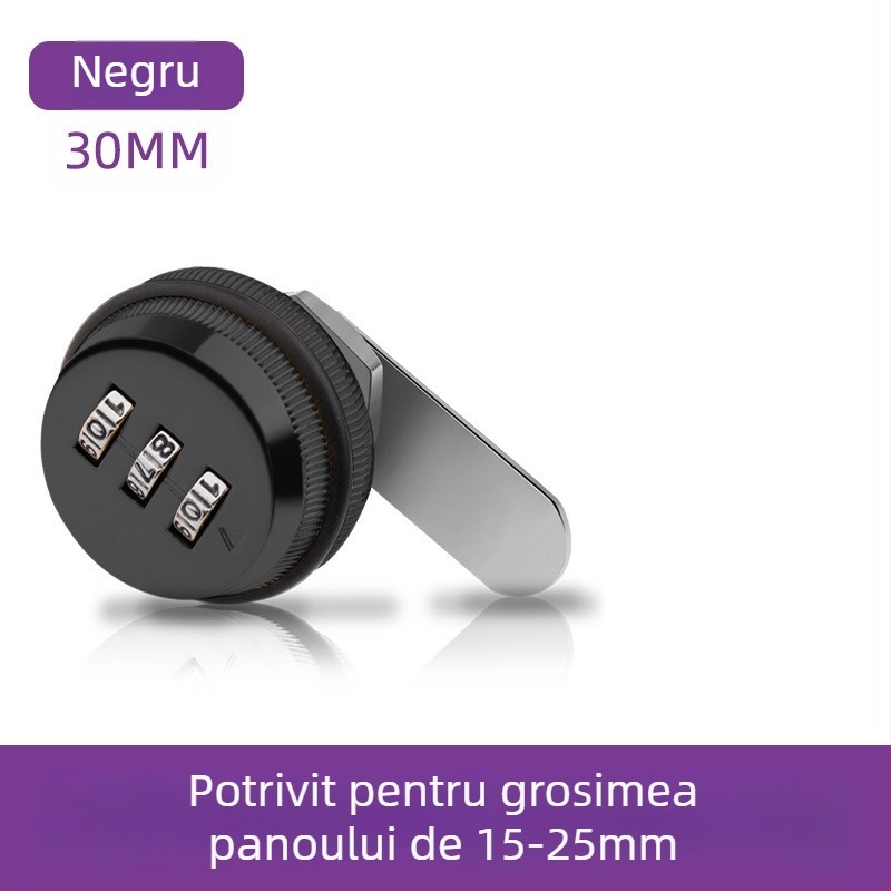 Încuietoare de dulap cu parolă Jia Shundi, model 006, din aliaj de zinc, pentru dulapuri și birouri