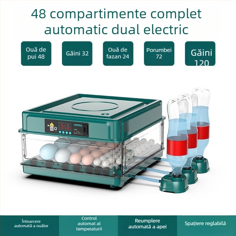 Incubator – mic pentru uz casnic, automat și inteligent, Wei Qian, IPX8 impermeabil, fără baterie încorporată