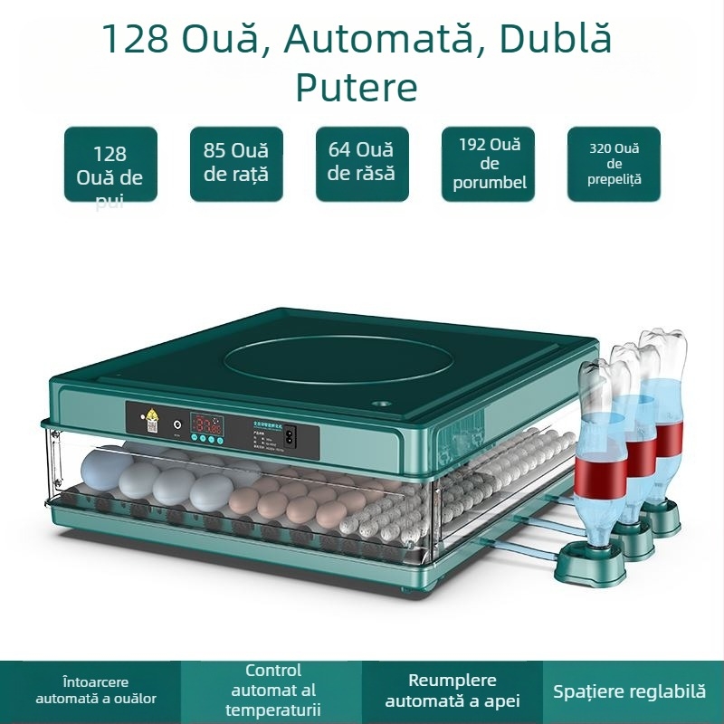 Incubator – mic pentru uz casnic, automat și inteligent, Wei Qian, IPX8 impermeabil, fără baterie încorporată