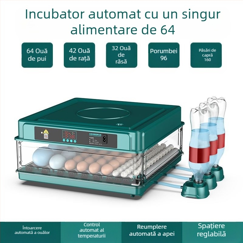 Incubator – mic pentru uz casnic, automat și inteligent, Wei Qian, IPX8 impermeabil, fără baterie încorporată