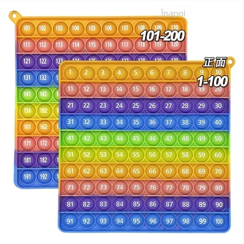 PopFidget Joc educațional pentru matematică și cifre — portabil, din silicon, non-electric, multifuncțional, pentru învățare în clasă (15–35 ani)