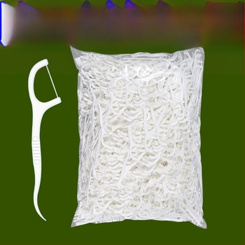 Bețișor dentar cu ață – ultra-fin, în formă de arc, capete duble, 30–50 bucăți, 80–100 pachete