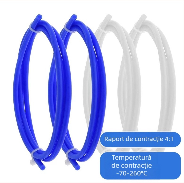 Tub siliconic pentru cabluri electrice, raport de comprimare 4:1, anticoroziune, ignifug, izolație, -70°C până la 260°C, RoHS