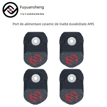 Accesorii imprimantă 3D: port ceramic AMS pentru alimentarea filamentului, rezistent la uzură, compatibil cu Tuozhu X1/P1P/X1C, set de 4 bucăți