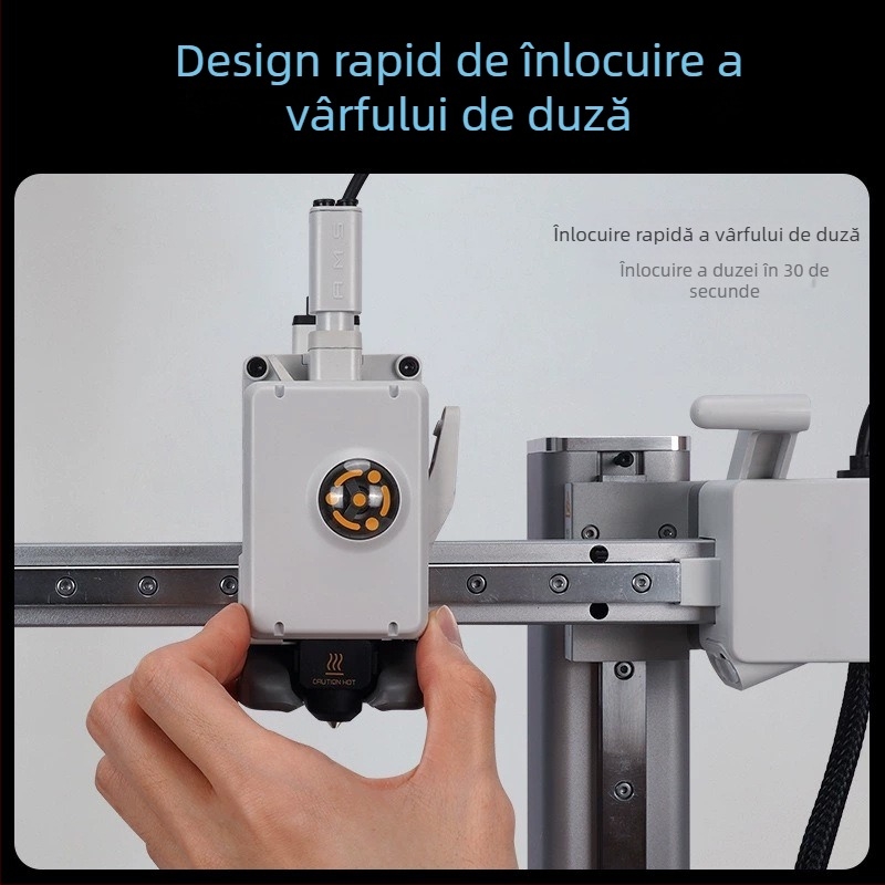 Set duze pentru A1/A1 MINI: duză detașabilă din oțel inoxidabil, hot-end, cap de imprimare din oțel dur, bloc de încălzire – kit