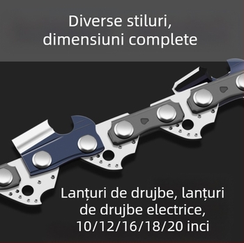 Verigi pentru lanțuri de drujbă, pentru ghidaje de 20, 16, 18, 12 și 10 inch