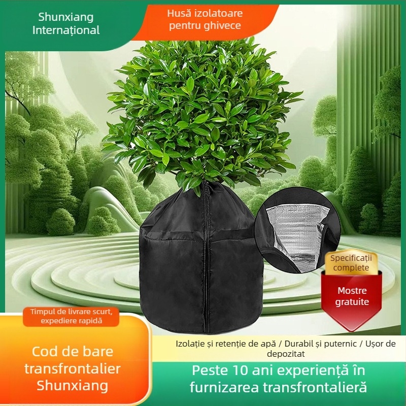 Husă izolatoare pentru ghivece, material PP, husă de protecție pentru ghivece