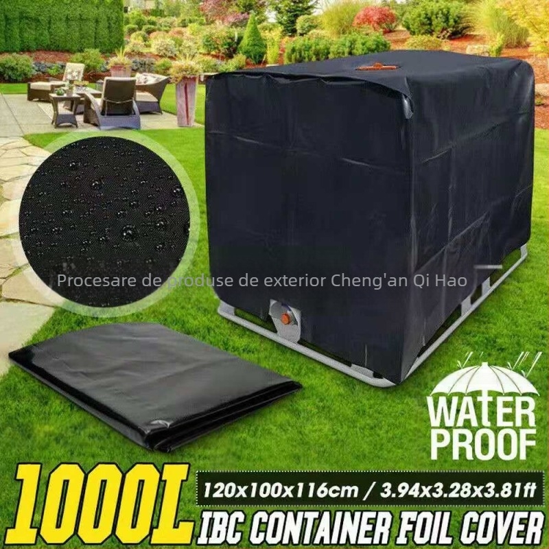 Capac IBC pentru rezervor cu fermoar, țesătură Oxford 210D/420D, protecție împotriva prafului și apă