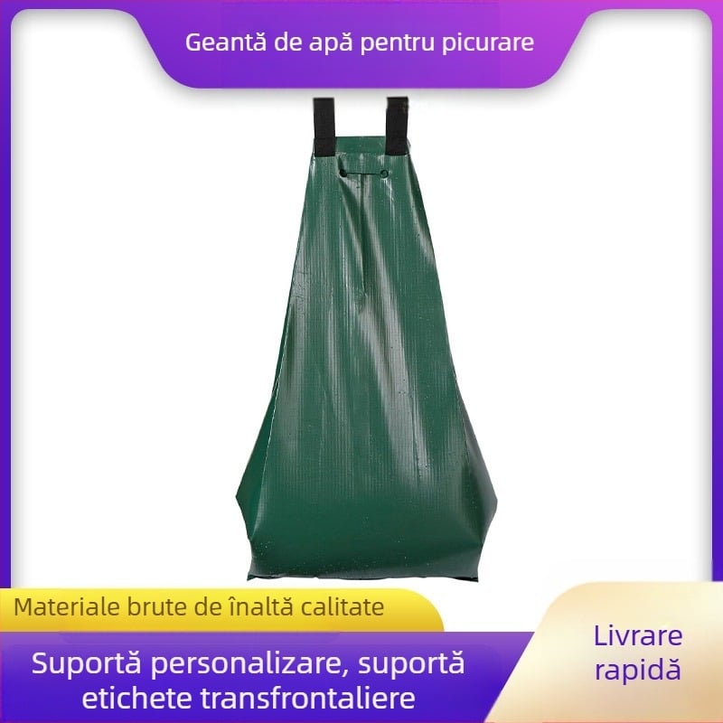 Sac de irigații prin picurare pentru copaci, 20 de galoni, PVC/PE, reutilizabil, pentru răsaduri și grădinărit acasă