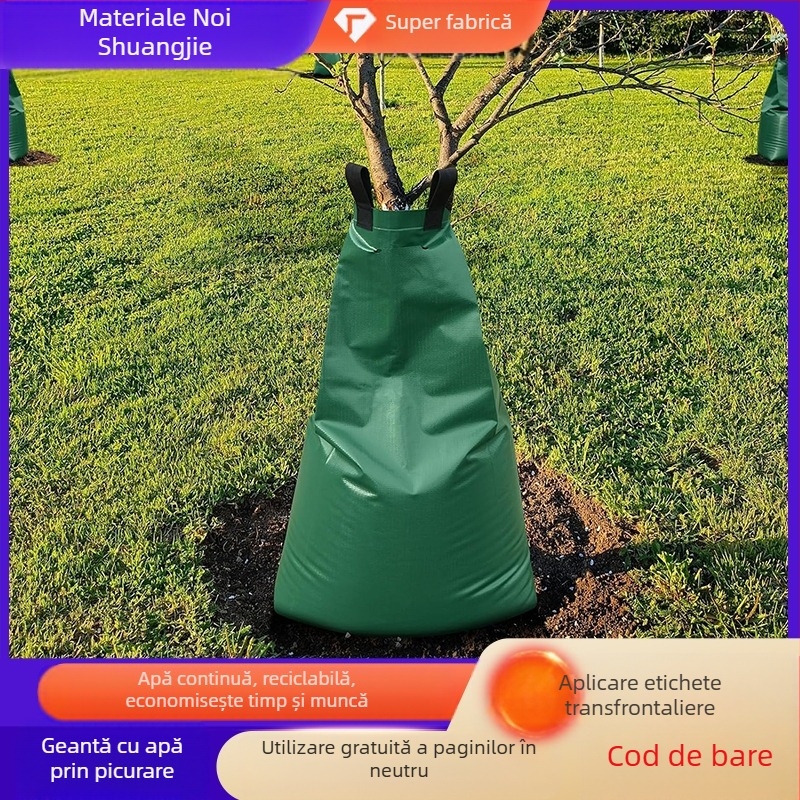 Sac de irigare prin picurare - PVC/PE, capacitate 20 galoni, pentru grădinărit casnic și agricultură