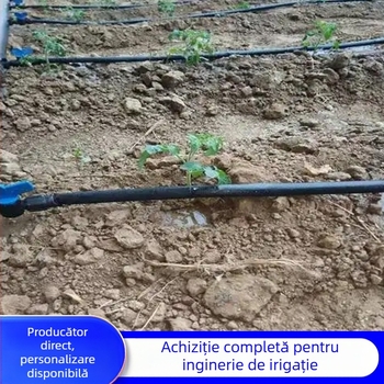 Bandă de irigare prin picurare Patch-Type cu două găuri pentru sere (legume, ardei, căpșuni) – Golden Autumn