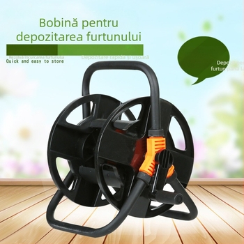 Suport de depozitare pentru furtunul de spălat auto, cupru, tambur de înfășurare 20 m, greutate netă 1150