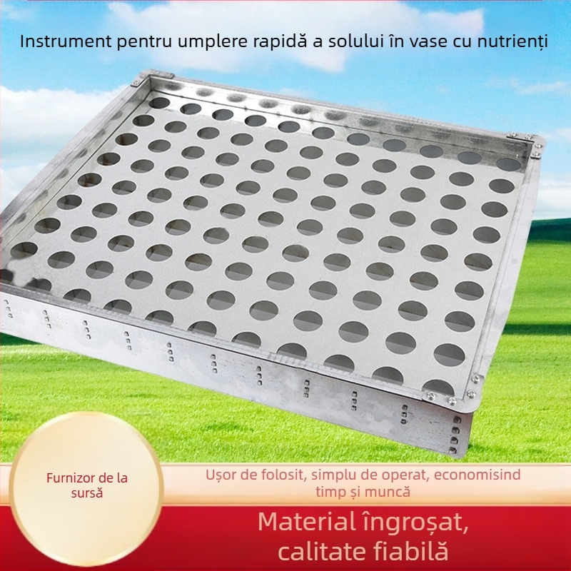 Încărcător de sol din oțel inoxidabil, tip podea, stil pastoral, pentru lucrări de înverzire, Hongxin