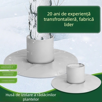 Sac de izolație pentru rădăcina plantei tropicale, cu capac de șnur și protecție antiîngheț cu Velcro, pentru exterior