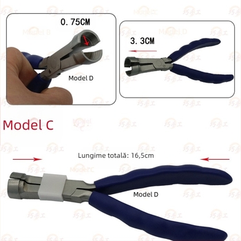 Clește pentru reglarea ochelarilor – set din oțel inoxidabil, vârf ascuțit, pentru fabricarea bijuteriilor