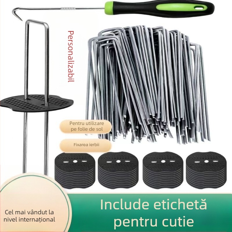 Cuie de podea în formă de U — galvanizate; pentru fixare; marca Forever Crown; anticoroziune și durabile