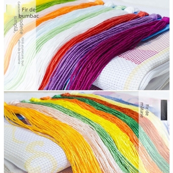 Broderie în cruce – Model festiv, Broderie completă, Pentru sufragerie, lucrată manual