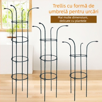 Suport umbrelă pentru plante cățărătoare, cadru de grădină exterior, suport pentru trandafiri și Clematis, diametrul țevii 11 mm