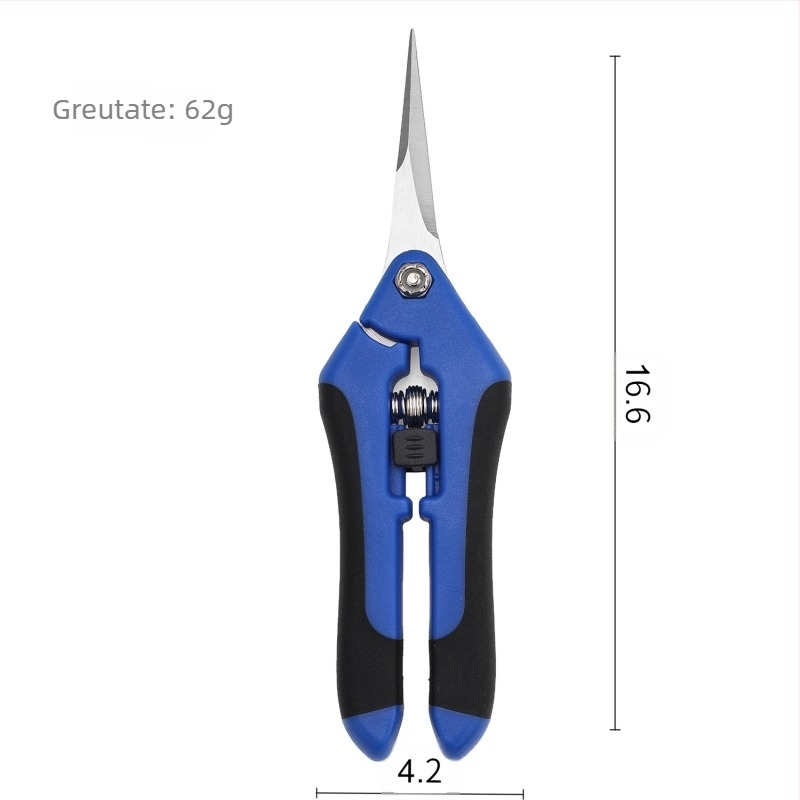 Foarfece pentru recoltarea fructelor și tăiere, unealtă de grădină cu vârf drept, pentru recolta fructelor, legumelor și florilor