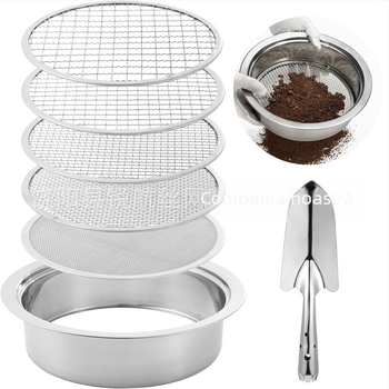 Sită pentru sol cu sită de compost demontabilă și separare a impurităților (Cod: TRS001; Brand: Other; Importat: Nu)