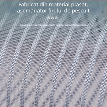 ZQ perdea de ușă anti-țânțari cu plasă diamantată, închidere magnetică auto-adezivă, deschidere laterală pentru vară, model nou pentru dormitor, Velcro bidirețional