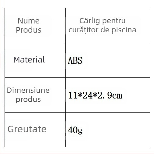 Cârlig de curățare a piscinei pentru tijă telescopică – (Compatibilitate universală; Toate piscinele; Tijă telescopică; Aspiraătoare; Brand: dbtech)