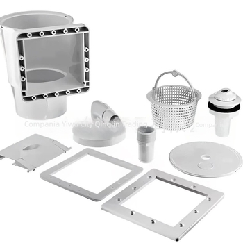 Skimmer pentru piscină - material PC, plutitor, montaj pe perete, filtru pentru deșeuri, destinat înotului