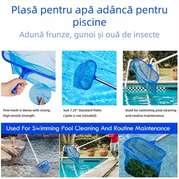 Yutong Plasă de curățare pentru piscină cu buzunar profund