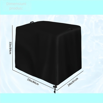 Capac pentru pompă de filtrare a piscinei, material Oxford, brand 88, stil modern minimalist, design independent, configurație cilindrică goală