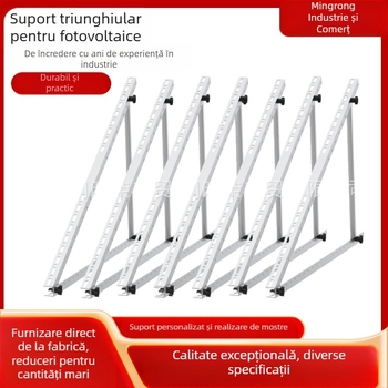 Trepied fotovoltaic din aliaj de aluminiu, greutate 10 kg, suprafață tratată prin oxidare