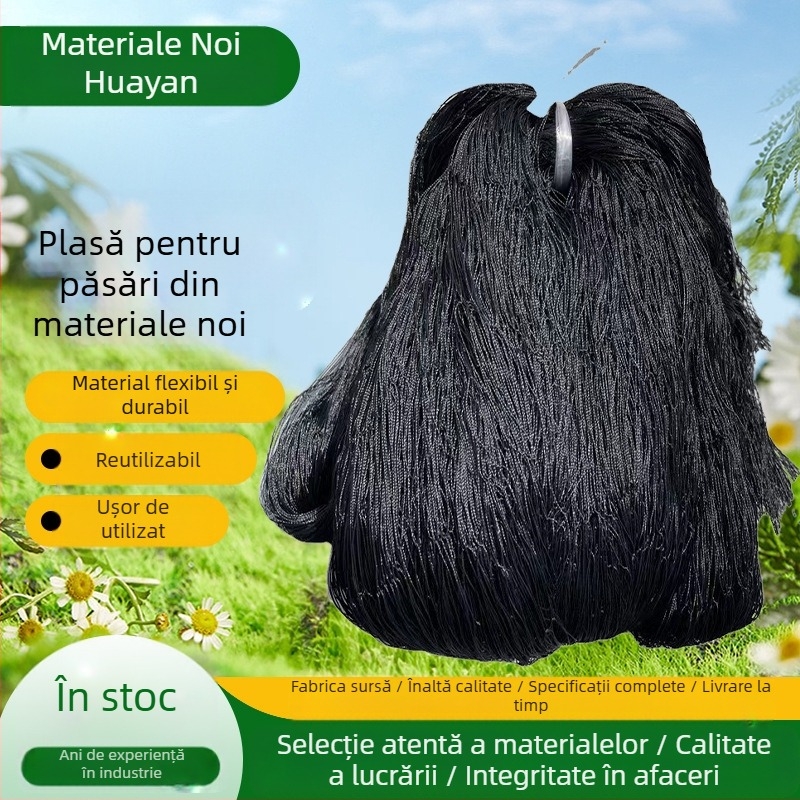 Plasă anti-păsări pentru livadă — poliester, utilizare agricolă