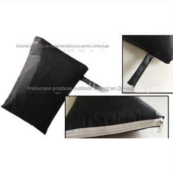 Capac pentru cușca de iepuri, dreptunghiular, din țesătură Oxford 210D cu PU argintiu, protecție împotriva prafului, impermeabil și UV, logo imprimat, ambalat într-o geantă de depozitare impermeabilă cu fermoar