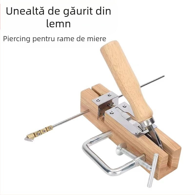 Găuritor din lemn pentru rame de cuib în apicultură