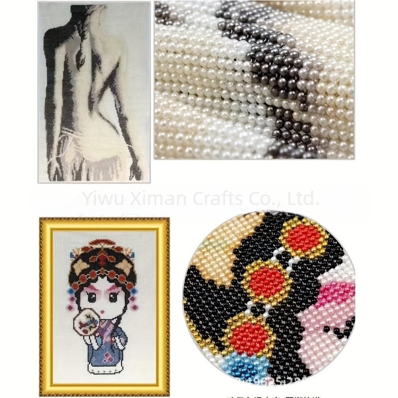 Kit de broderie cu fotografie personalizată pentru DIY pe pânză poliester 11CT