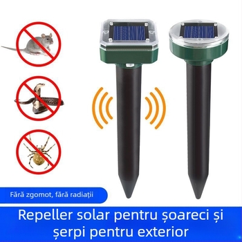 Repelent ultrasonic pentru șoareci, model 6955, reîncărcabil, carcasă ABS, 1.2V