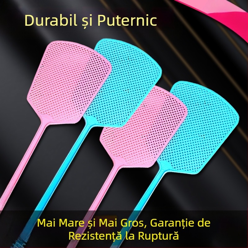 Ciocan pentru muște din plastic, mâner lung, design simplu, fără toxine, fără parfum, personalizabil