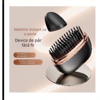 Mini Pieptene Fără Fir pentru Îndreptare Păr—Portabil, Dual pentru Îndreptare și Ondulare, Încălzire Ceramică, 25W, Stilizare în 3–5 Minute