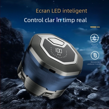 Aparat de ras electric cu șase capete rotative, spălare pentru întreg corpul, afișaj LED, cap de tăiere plutitor, capete demontabile și lavabile, baterie Li-ion încorporată 800–1000 mAh, autonomie peste 60 de minute.