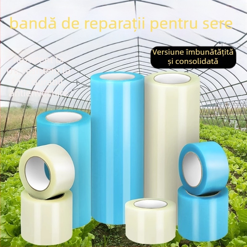 Bandă pentru reparare seră, bază PE, lățime reglabilă, rezistență pe termen scurt la 60°C, rezistență pe termen lung la temperatură normală, brand Qixing