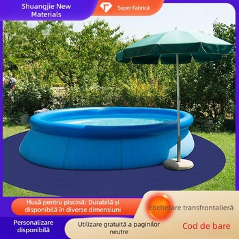 Geomembran circular pentru piscine, pentru peisaj, rezervoare și iazuri cu pești – anti-perforație, material poliester