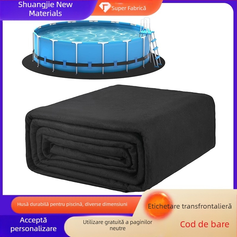 Geomembran circular pentru piscine, pentru peisaj, rezervoare și iazuri cu pești – anti-perforație, material poliester