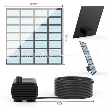 Fântână solară de exterior, pompă de apă plutitoare pătrată, bazin cu stâncă, fântână pentru păsări în grădină — tip pulverizare, origine Shenzhen