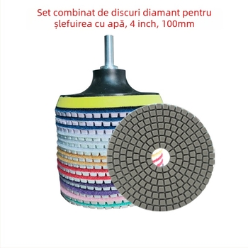 Cow Ball Disc de șlefuire cu diamant, moale, pentru piatră, ceramică și beton — RPM maxim 1000, Duritatea diamantului