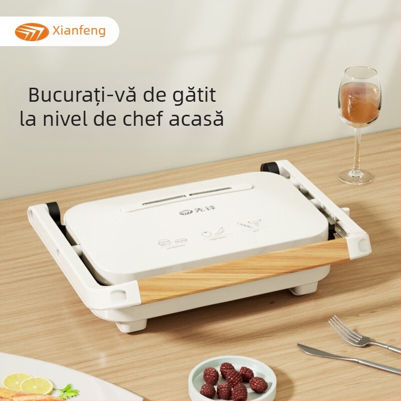 Pioneer Tigaie electrică pentru clătite și sandvișuri SE23D07 - încălzire dublă, control mecanic, 220V, 1200W