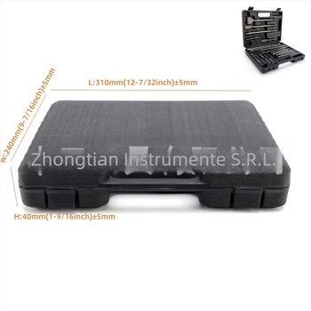 Set de burghie pentru ciocan cu impact, 17 piese, ax circular, canelură dublă, pentru găurire în zidărie și beton