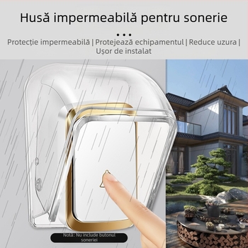 Sonerie wireless Cacazi, model E10, acoperire impermeabilă pentru exterior