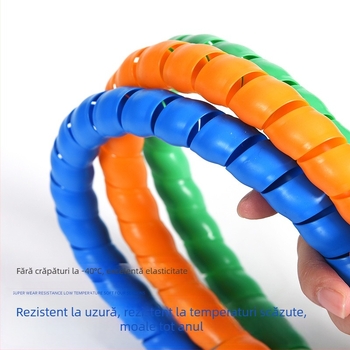 Manșon spiral de protecție pentru țevi și cabluri | Model HPS-8MM-200MM | Conducte de înaltă presiune