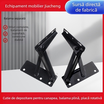 Balama 80° pentru dulap cu suport rabatabil, balama cu arc 75° pentru șezut canapea pliabil