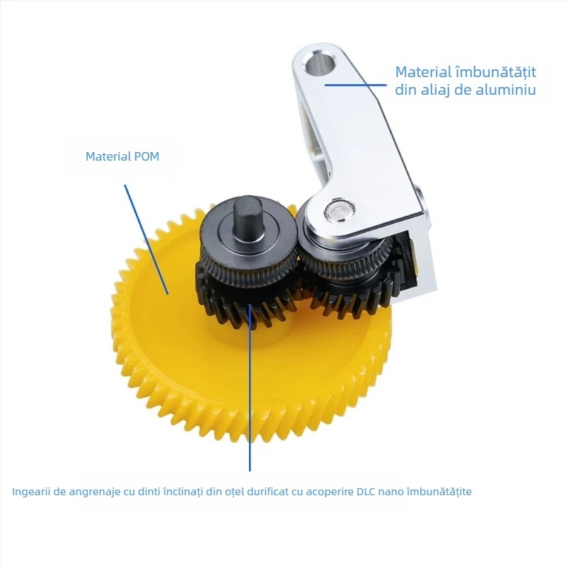 JIWEINIAO X1P1S Sistem integrat de alimentare pentru extruder, oțel tratat cu acoperire DLC nano și angrenaj helicoidal